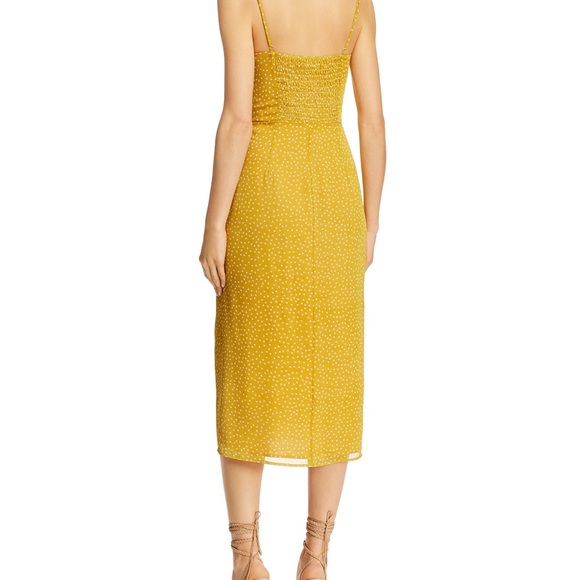 LeRumi Polka Dot Midi Dress - Size Small - Picture 2 of 8